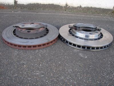 worn out vs brand new rotor